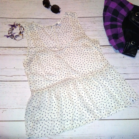 Volcom Sheer Tank Top/Sleeveless Blouse Size L - Picture 1 of 5